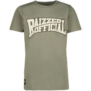 Raizzed T-shirt Iowa met logo armygroen