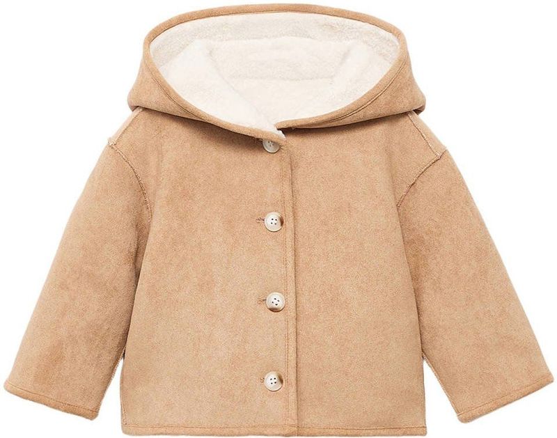 Mango - Kids - Jas - Zacht Teddy Materiaal