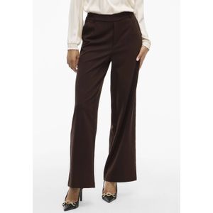 VILA wide leg high waist casual broek