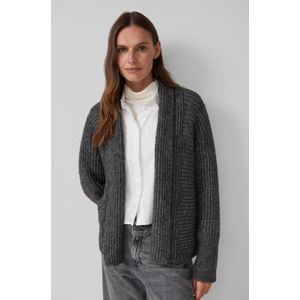 s.Oliver vest grijs grof gebreid