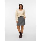 VERO MODA CURVE - Mini Rok - Grijs