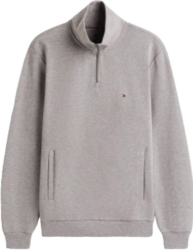 Tommy Hilfiger - Sweater - Grijs - Regular Fit - Lange Mouwen