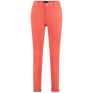 Expresso slim fit jeans koraalrood