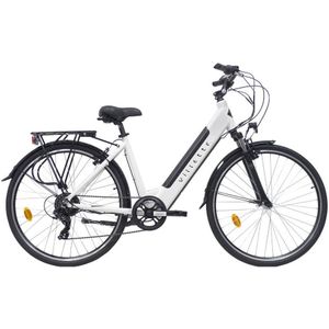 Villette l' Amant Eco, elektrische damesfiets, 7sp, 10,4 Ah, geïntegreerde accu, wit