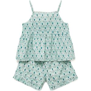 Mango Kids shortama mintgroen