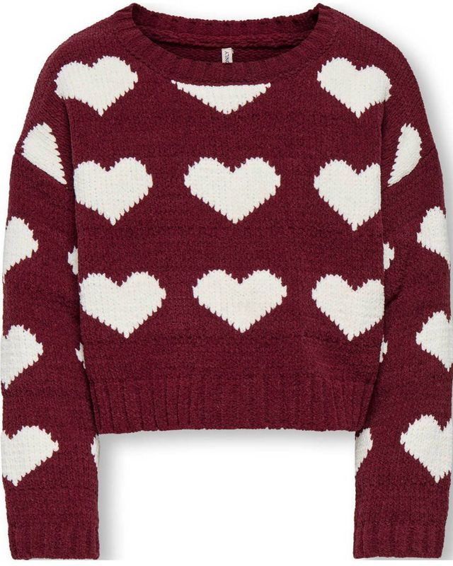 ONLY MINI - Gebreide Pullover - Mini - O-hals - Lange Mouwen