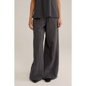 WE Fashion high waist broek grijs