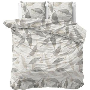 Sleeptime - Dekbedovertrek - Zilvergrijs - 200x200x220 + 2 Kussenslopen 60x70