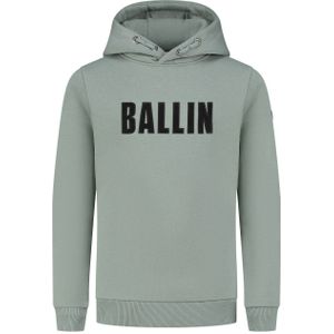 Ballin hoodie met logo saliegroen