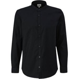 Q/S by s.Oliver slim fit overhemd zwart