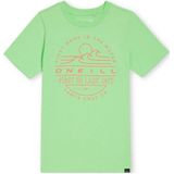 O'Neill T-shirt met printopdruk neon groen