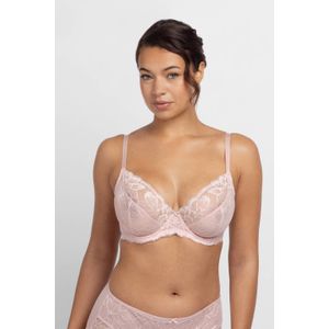 Dorina Curve niet-voorgevormde beugelbh Perfect Lace lichtroze