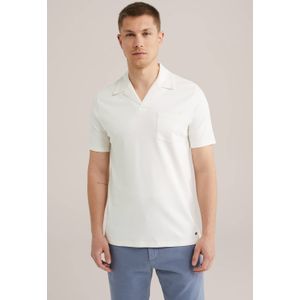 WE Fashion slim polo ecru