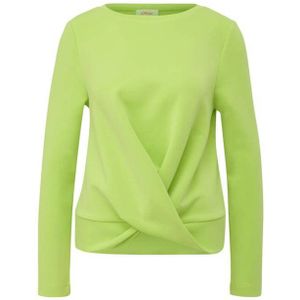 s.Oliver sweat top limegroen