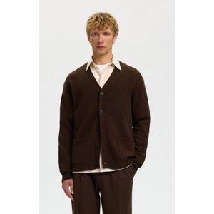 Wolmix - Cardigan - V-hals - Knoopsluiting - Relaxed-fit