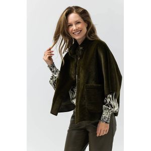 LabeL DOT teddy cardigan kaki