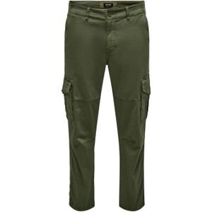 ONLY & SONS tapered fit cargo broek ONSDEAN
