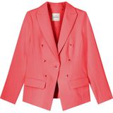 Summum rechtvallende blazer koraalrood