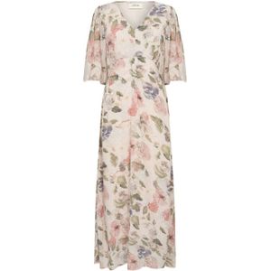 Cream maxi jurk ecru