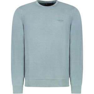Cars sweater met textuur blauw