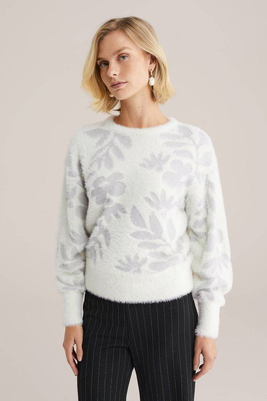 WE Fashion - Dames Trui - Glittergaren