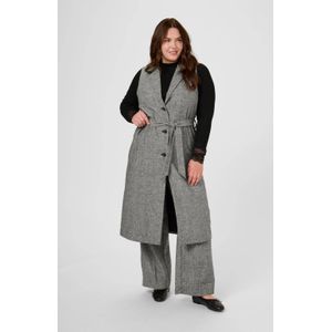 Kaffe Curve gilet grijs melange