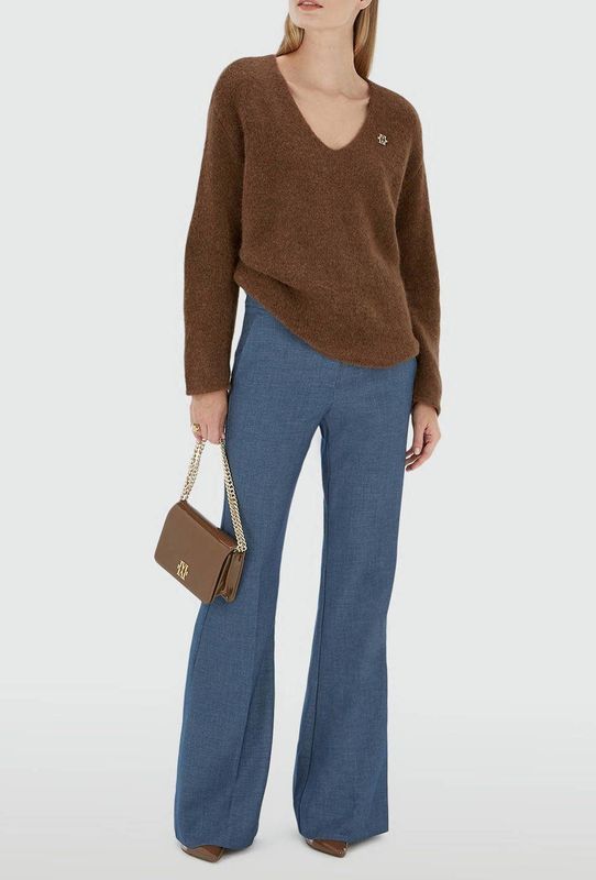 Timber Sweater- Dark Brown Melange XXS