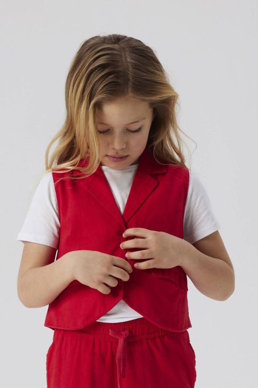 NAME IT KIDS gilet rood