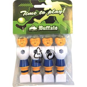 Buffalo Tafelvoetbalpoppen 16mm (blauw/wit)