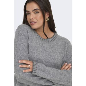 ONLY CARMAKOMA - CARFINA LS STITCH O-NECK KNT - Gebreide Pullover - Dames
