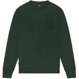 Kultivate - Sweater - Groen - Regular Fit - Lange Mouwen - Backprint