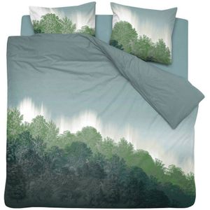 Cinderella Northern Light - Dekbedovertrek - Flanel - 240x200/220 cm -  Light Green