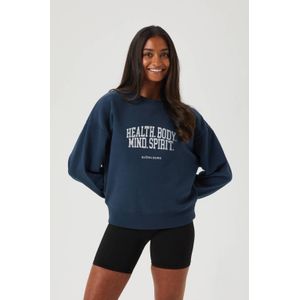 Björn Borg - Boyfriend Crew - Damesfitness Sweater - Grafische Print