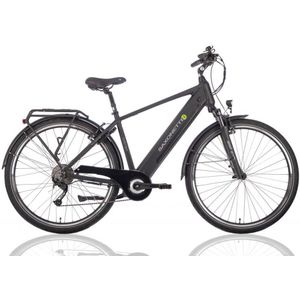 Saxonette Comfort Sport elektrische herenfiets 48 cm, 9 sp, zwart