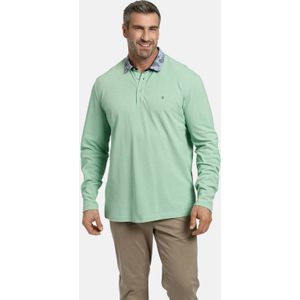 Charles Colby polo EARL DAREN Plus Size met patches groen