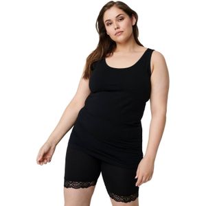 Zizzi Plus Size cycling short met kant zwart