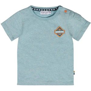 Dirkje T-shirt T-shirt ss met logo blauw