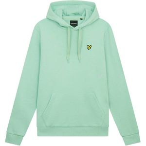 Lyle & Scott hoodie met logo turquoise shadow