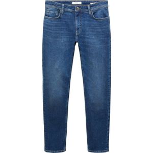 Mango Man slim fit jeans changeant blauw