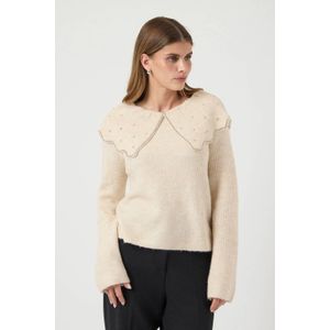 Y.A.S - Yascharma - Gebreide Trui - Ecru