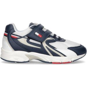 Tommy Hilfiger chunky sneakers wit/donkerblauw