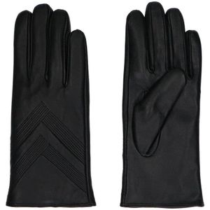 Sacha leren handschoenen zwart