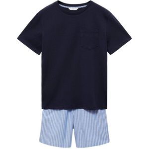 Mango Kids pyjama donkerblauw