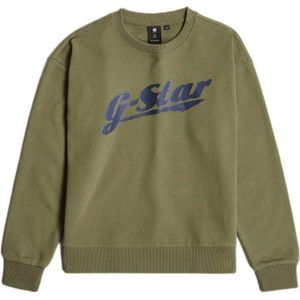 G-Star RAW sweater sweater loose mosgroen