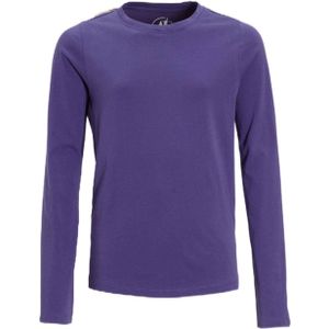 Anytime longsleeve donkerpaars