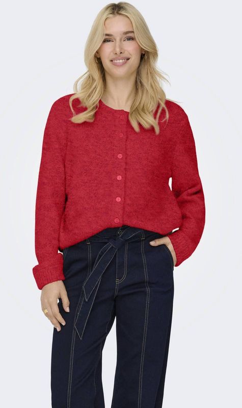 ONLY - ONLMAGGIE - Gebreid Vest - Rood
