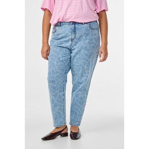 Zizzi mom jeans light blue denim