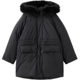 Mango Kids gewatteerde jas zwart
