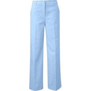 comma straight regular waist pantalon lichtblauw