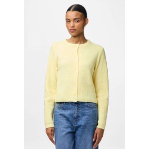 PIECES - PCSilly - Gebreid Vest - Limoen